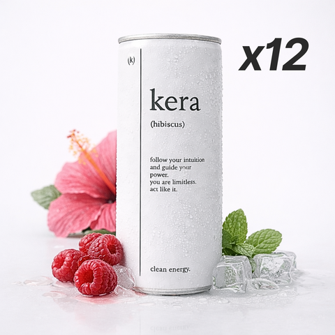 Kera - Boisson énergisante - Guarana, Hibiscus, fruits rouges