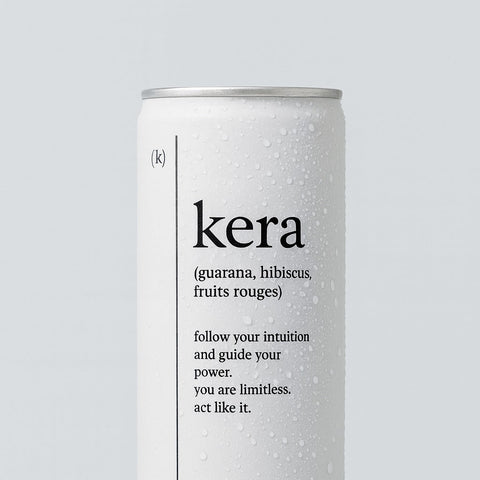 Kera - Boisson énergisante - Guarana, Hibiscus, fruits rouges